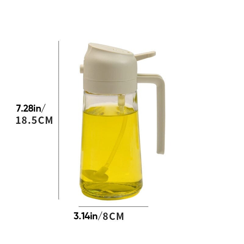 ✨2-in-1 Glass Oil Sprayer and Dispenser