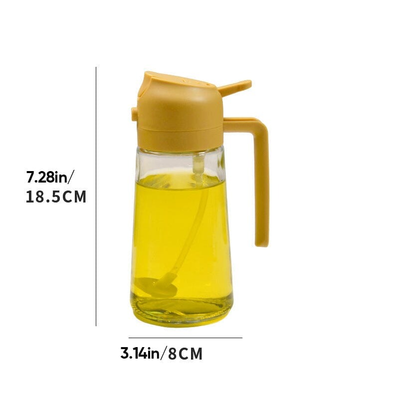 ✨2-in-1 Glass Oil Sprayer and Dispenser