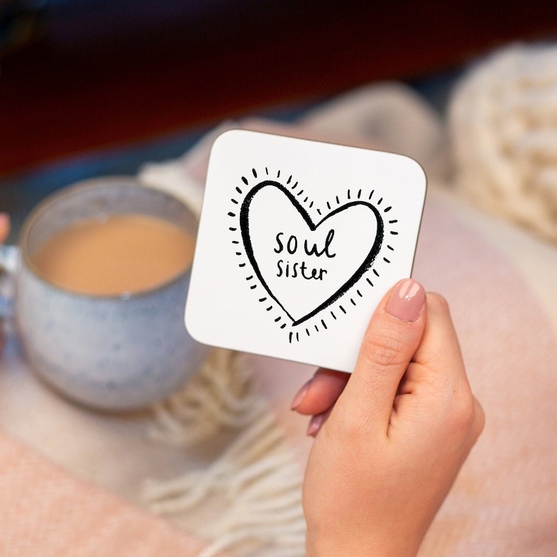 💕Best Friend "Soul Sister" Coaster