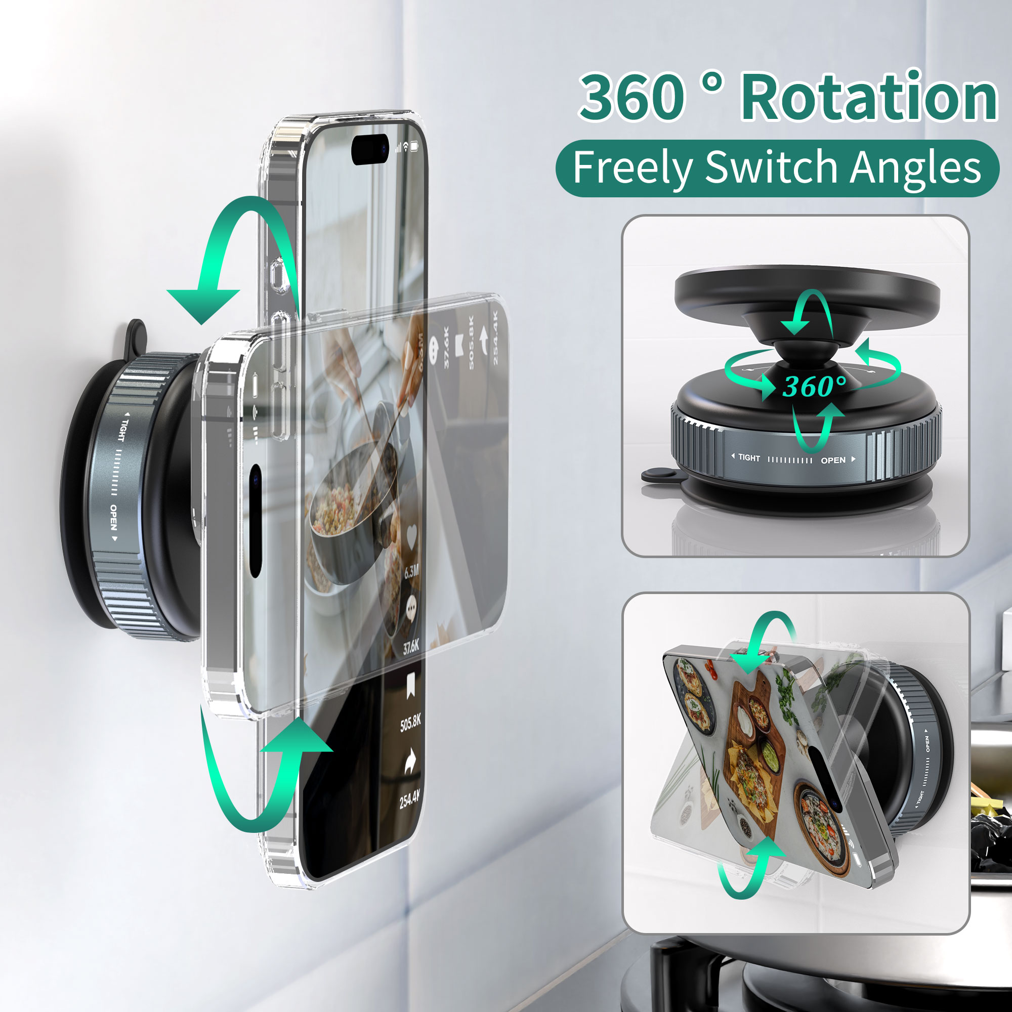 Ultra Vacuum Suction Phone Mount for MagSafe