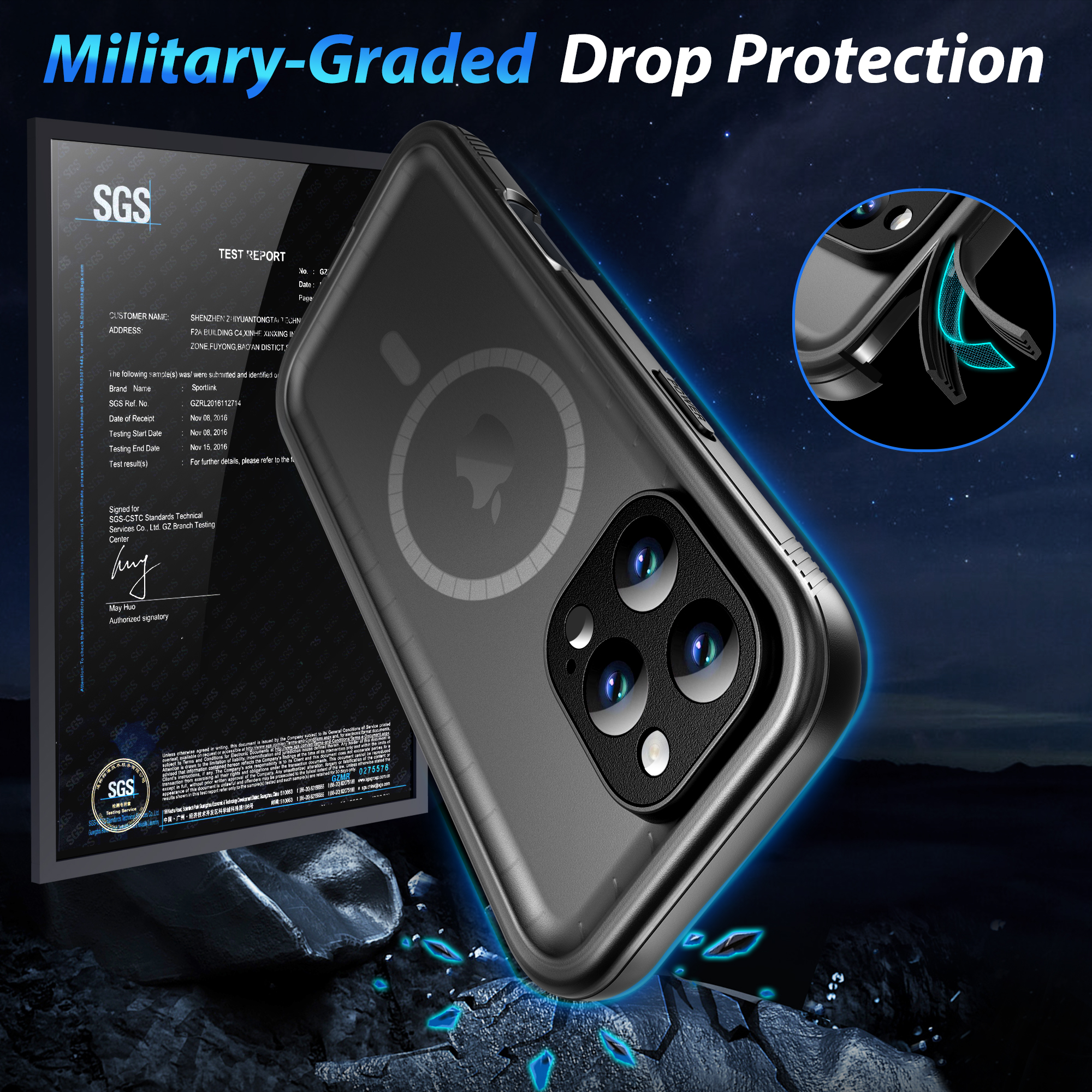 Waterproof Case with Magsafe for iPhone 16 Series