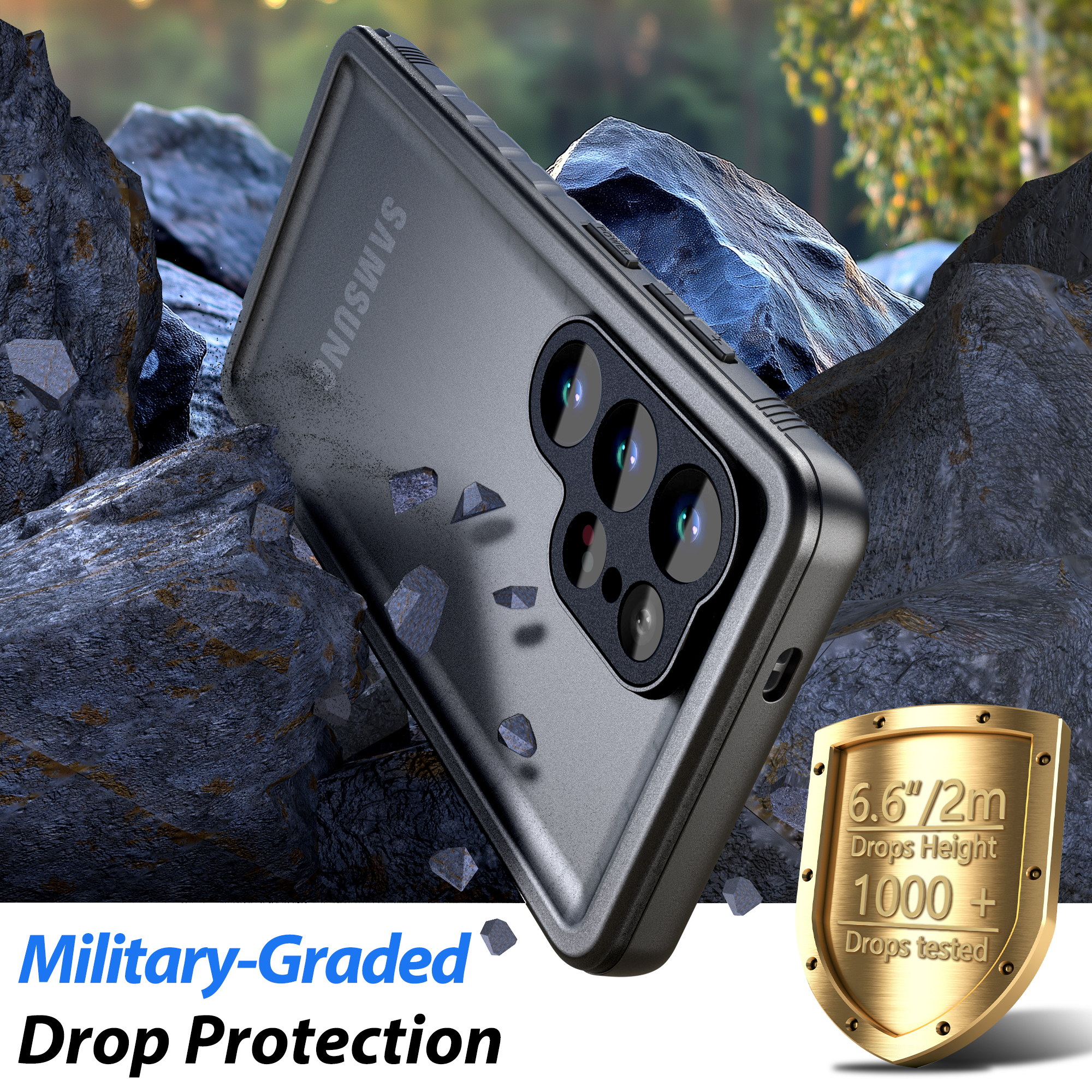 Waterproof Case for Galaxy S25 Ultra