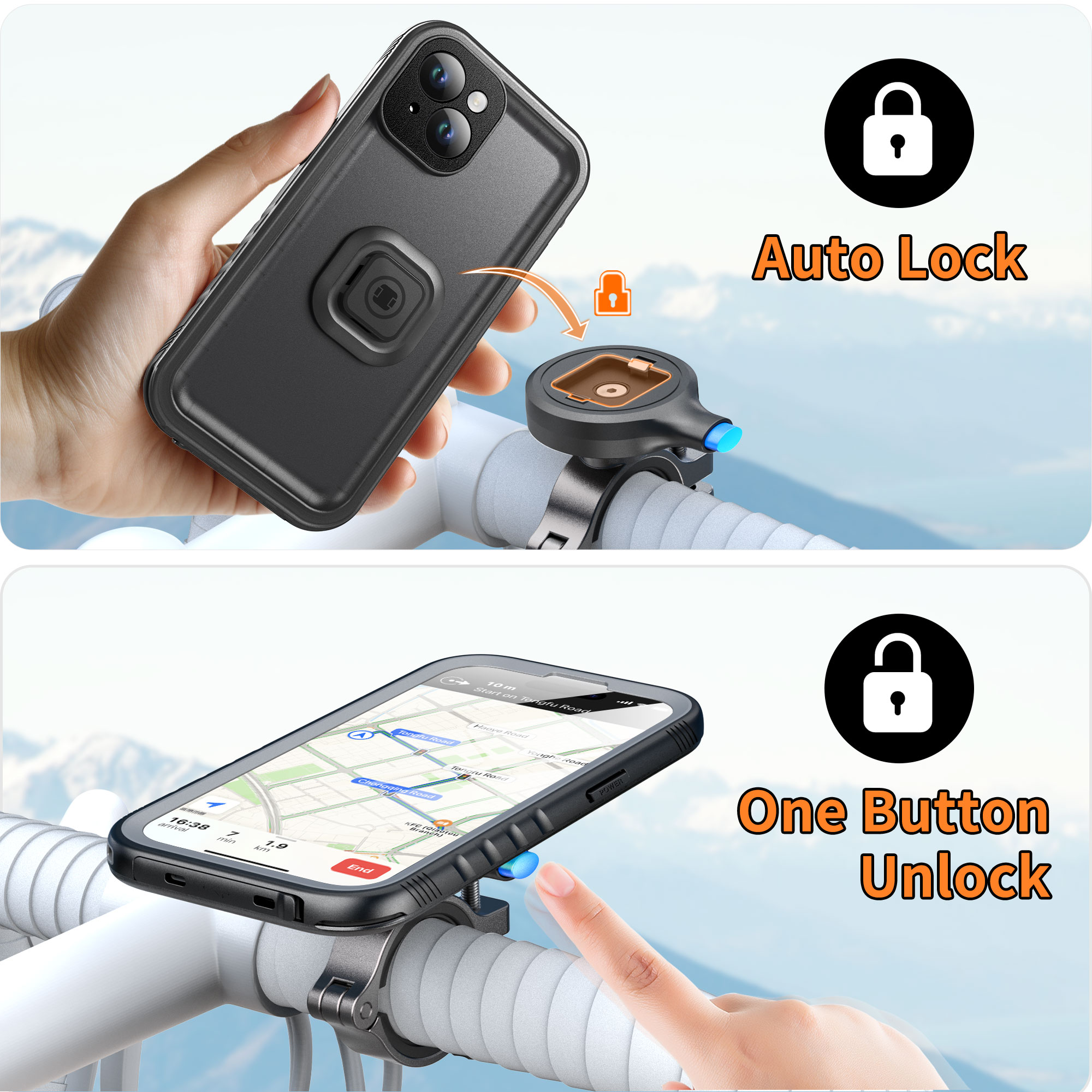 Iphone 10 bike mount online