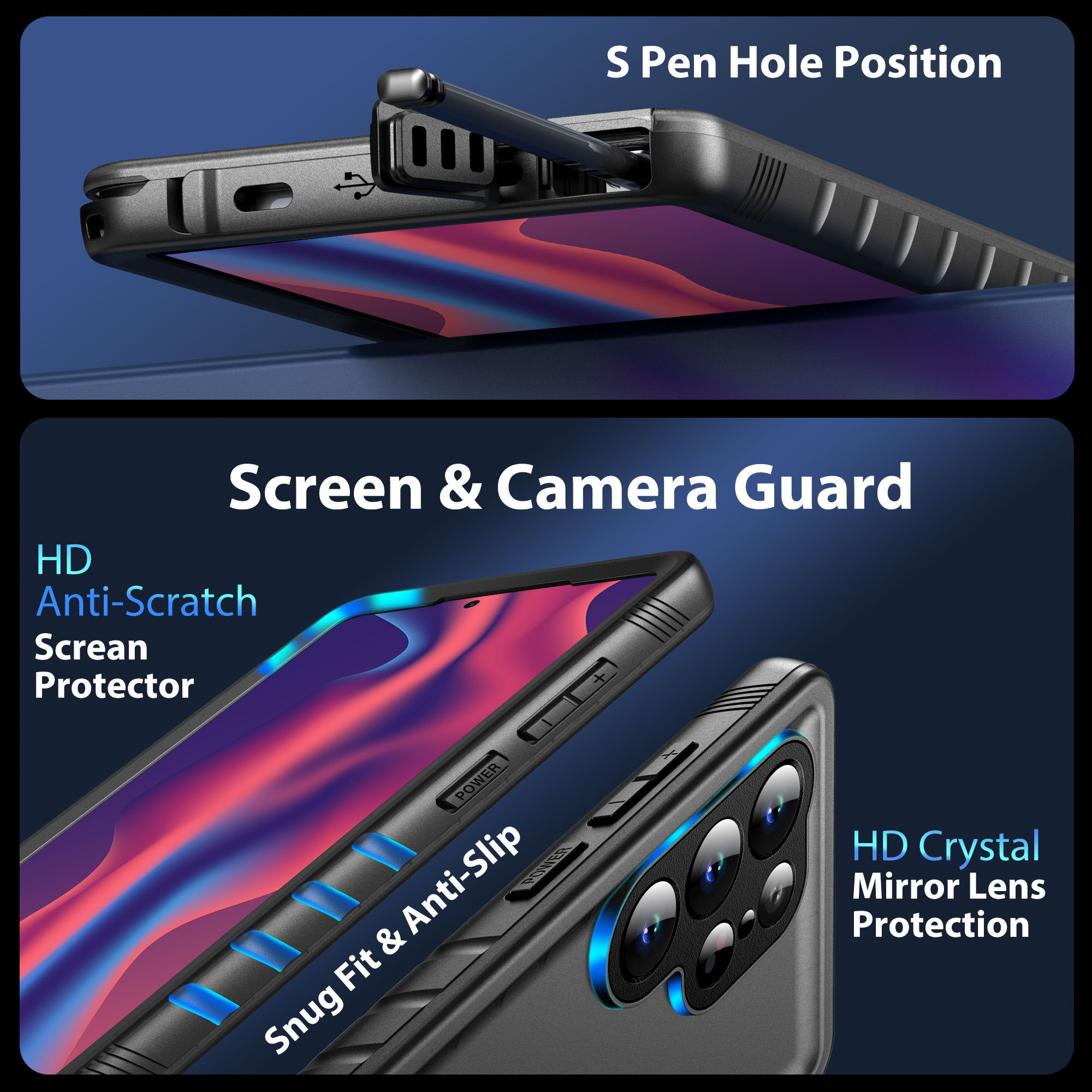 Waterproof Case for Galaxy S25 Ultra