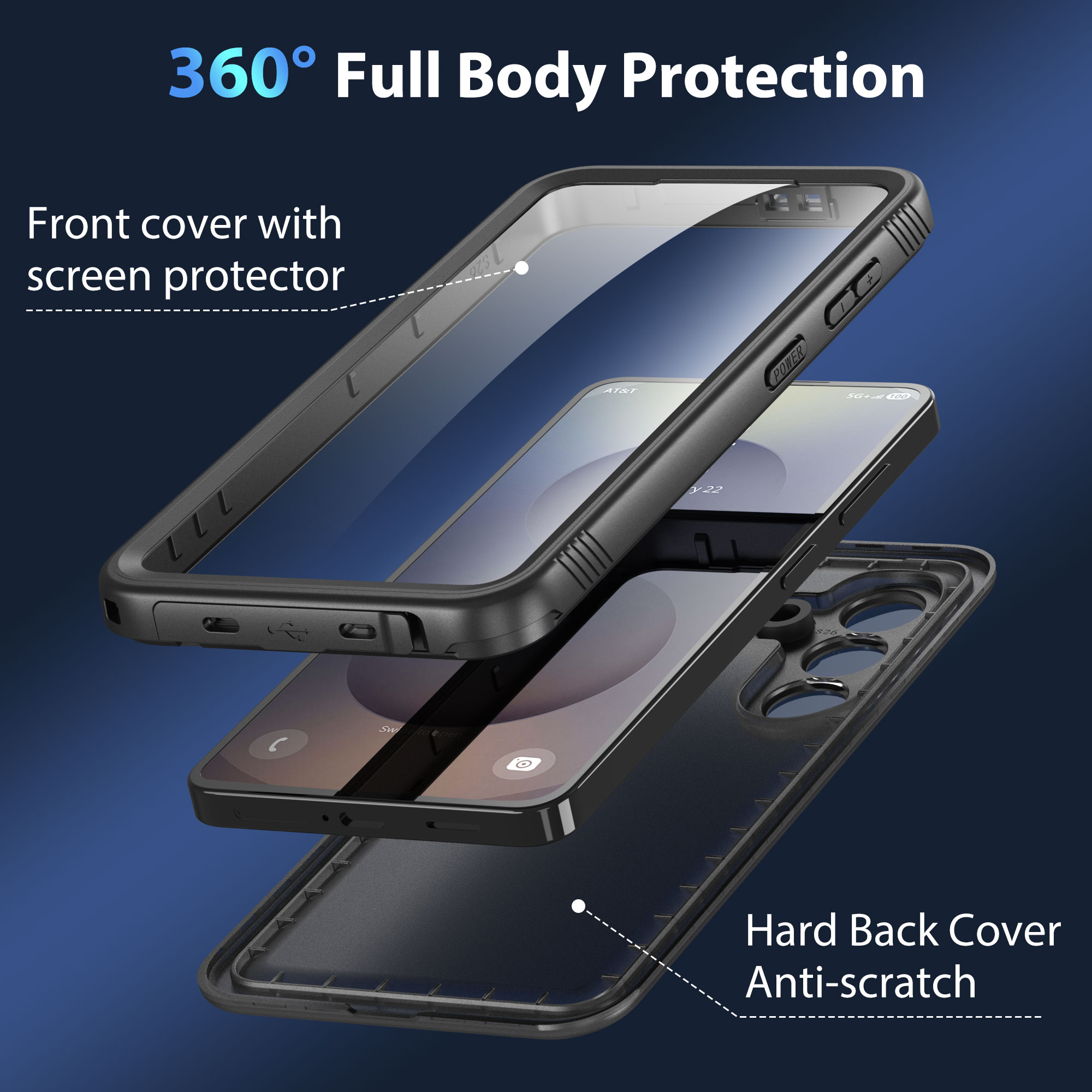 Waterproof Case for Galaxy S26