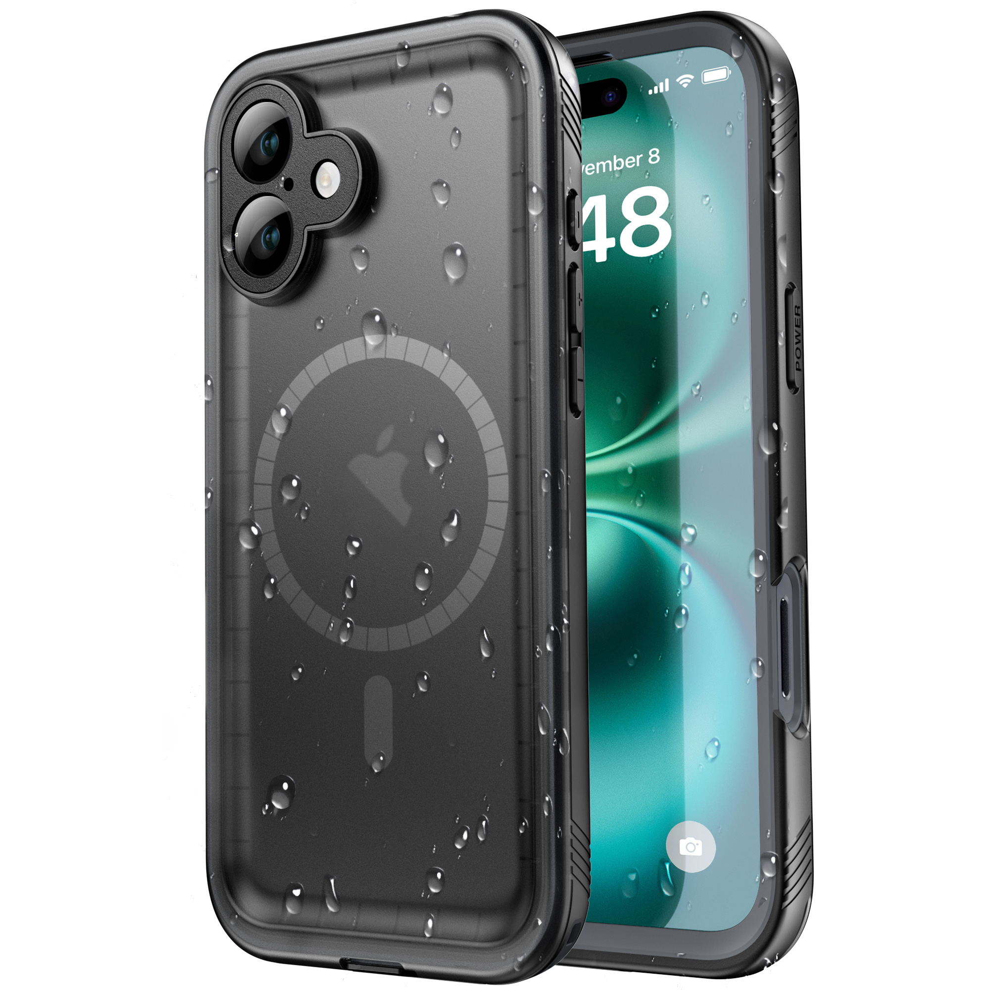 Waterproof Case with Magsafe for iPhone 16 Series