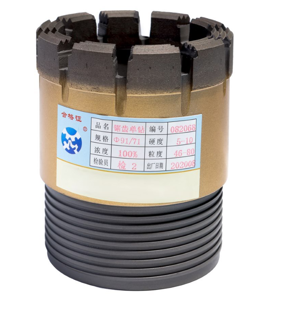Single Pipe Drill Series, Serrated Single Drill，Φ91/71