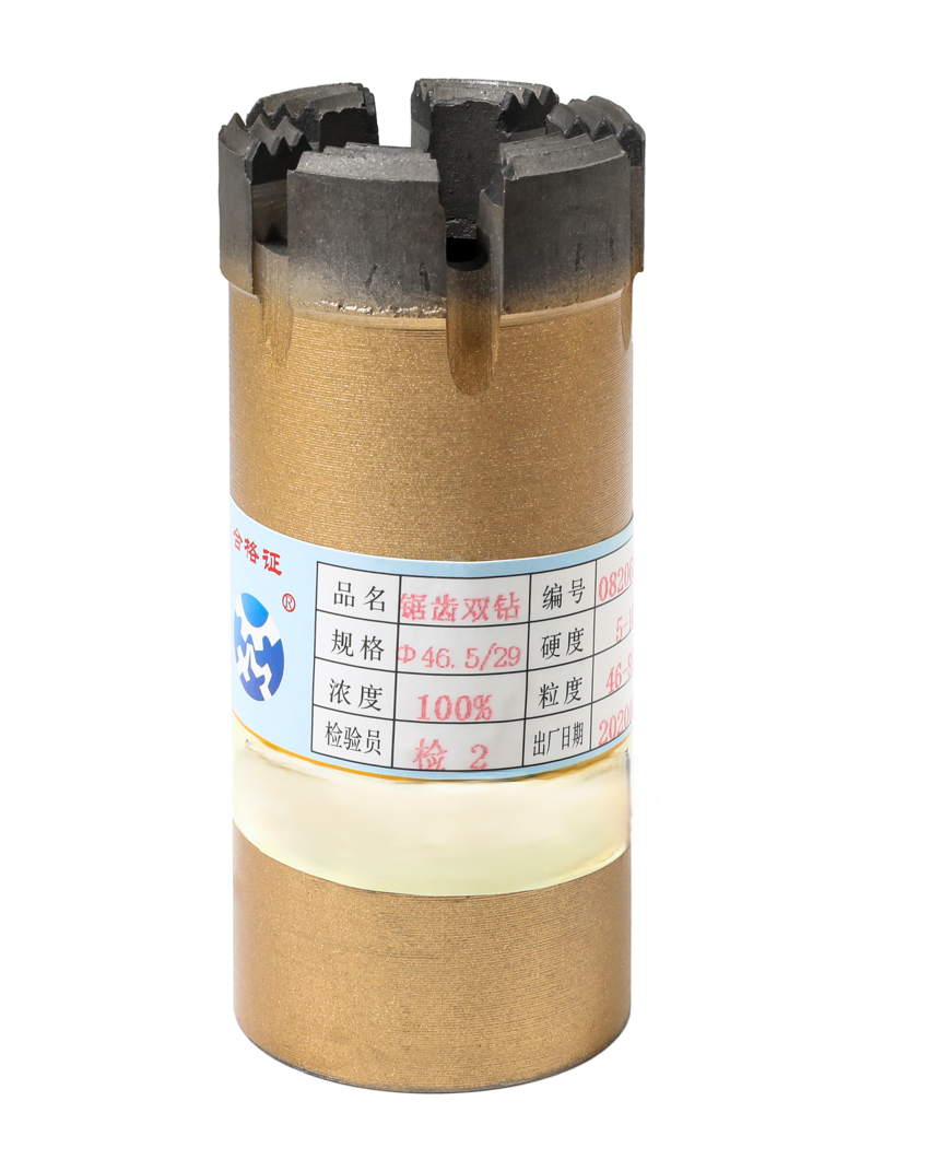 Double Pipe Drill Series, Sawtooth Double Drill,Φ75/54.5