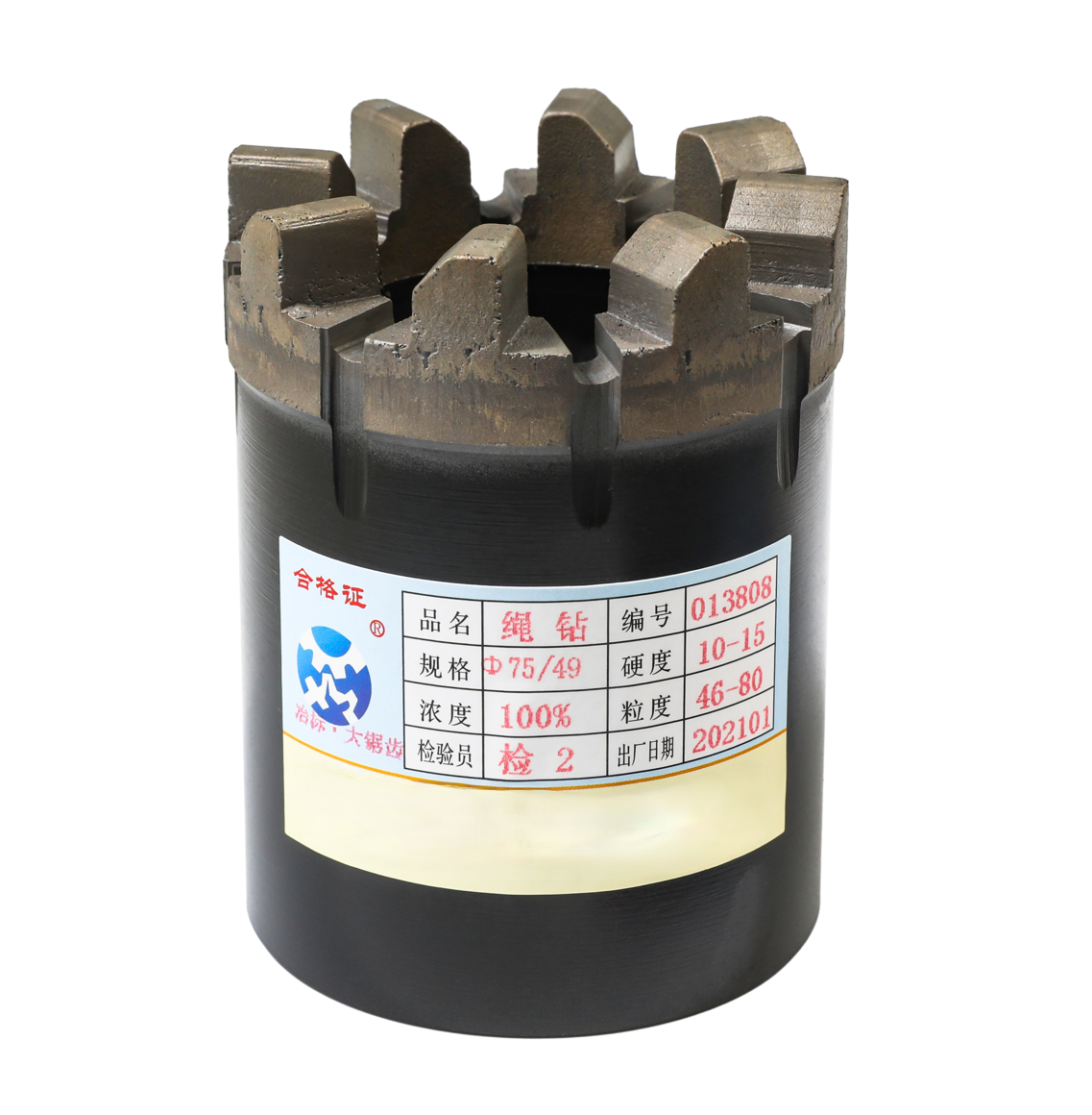 Rope Core Drill Series, Bottom Jet Serrated Rope Drill, Φ95.5/63.5