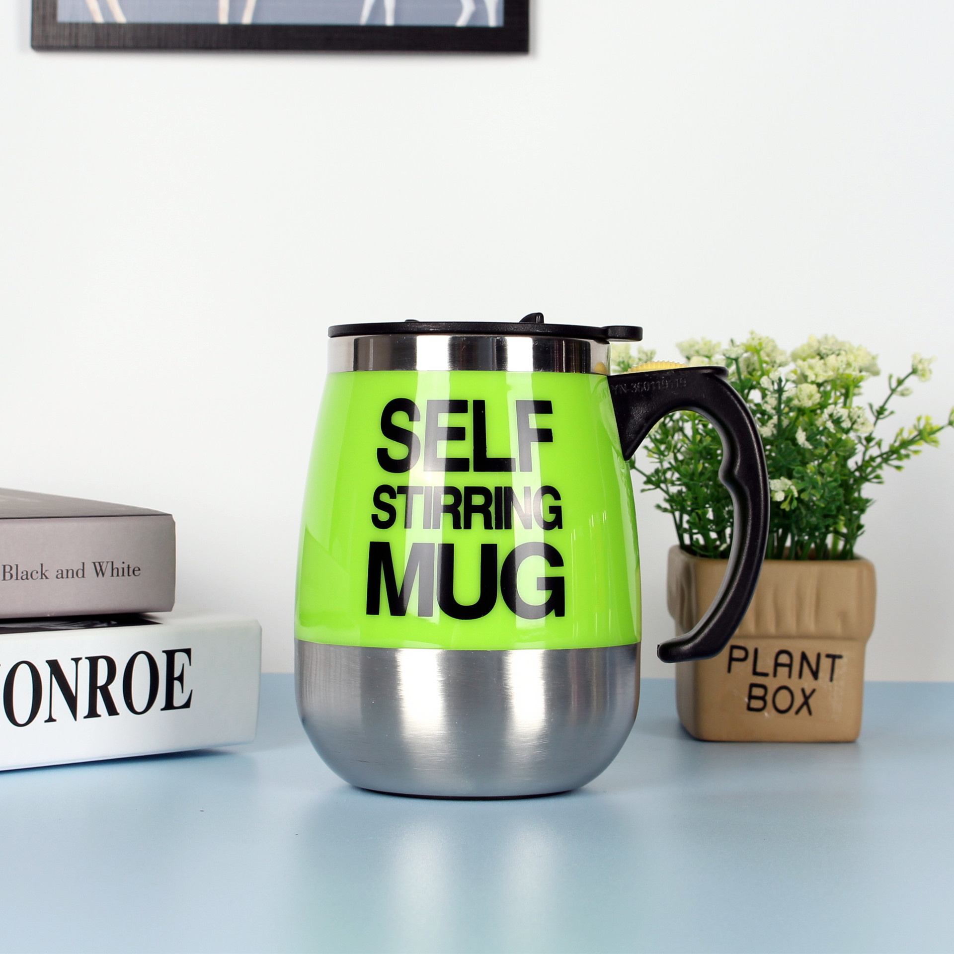 Stainless Self Stirring Mug