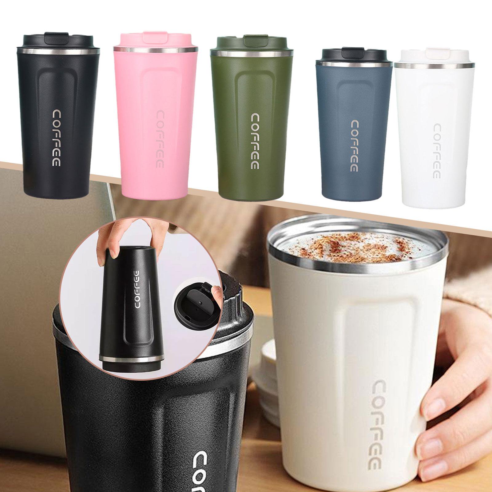 Portable Stainless Steel Thermos Insulated Coffee Cup 380/500ML