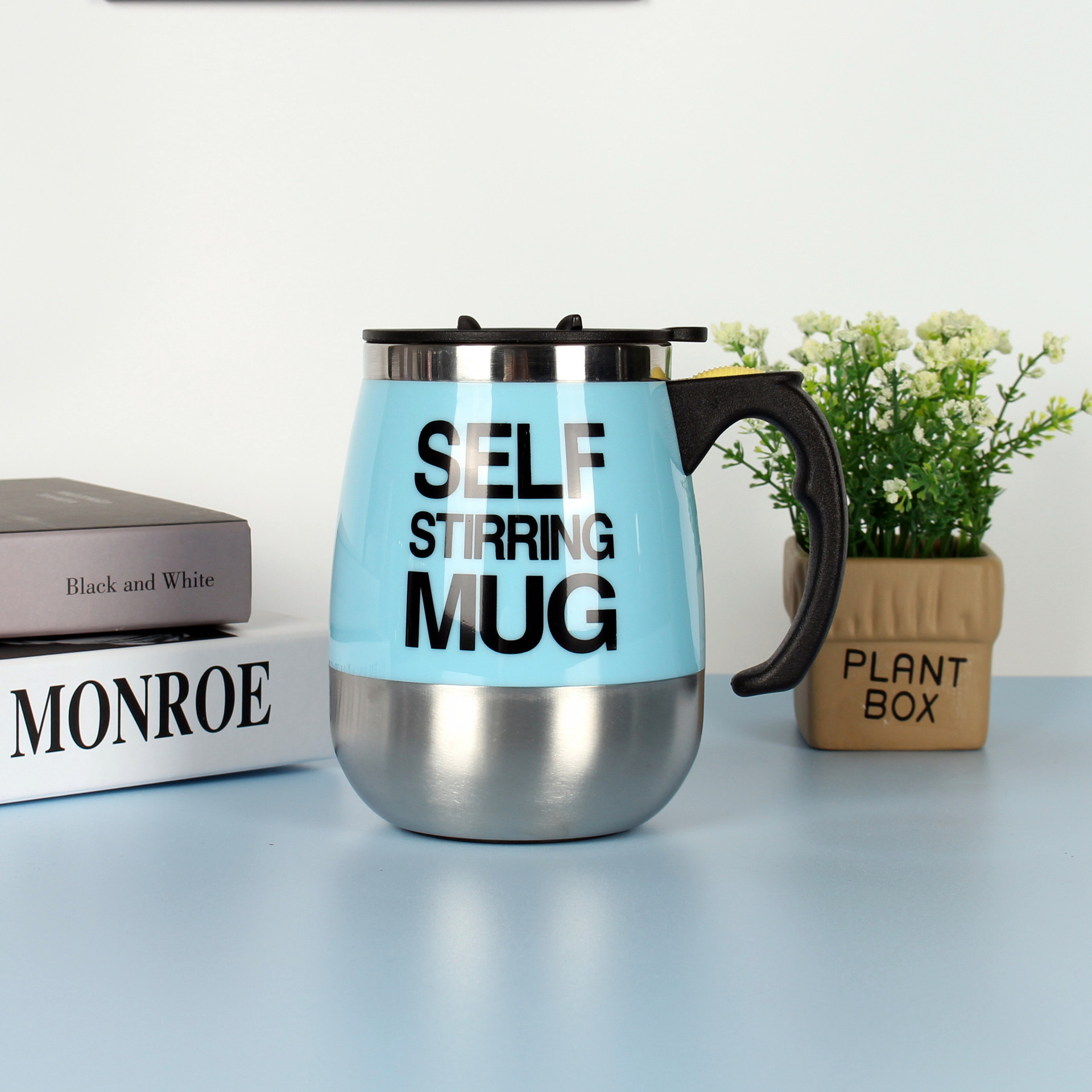 Stainless Self Stirring Mug