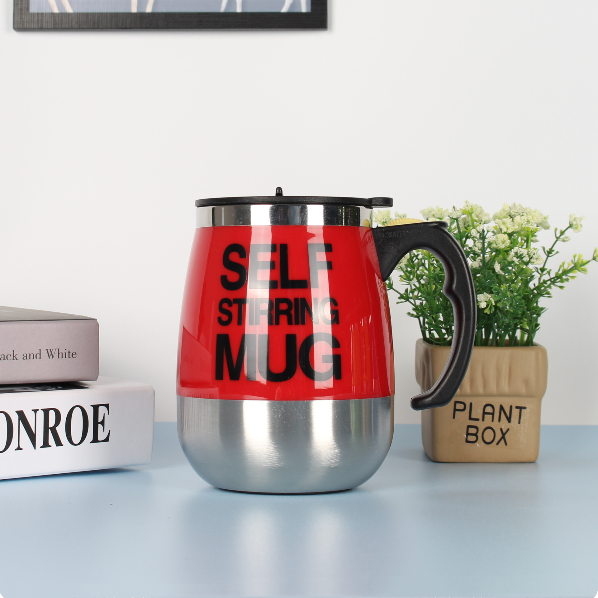 Stainless Self Stirring Mug