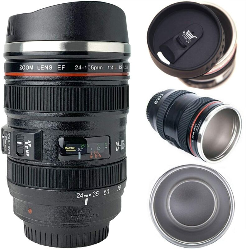 Camera Lens Travel Mug