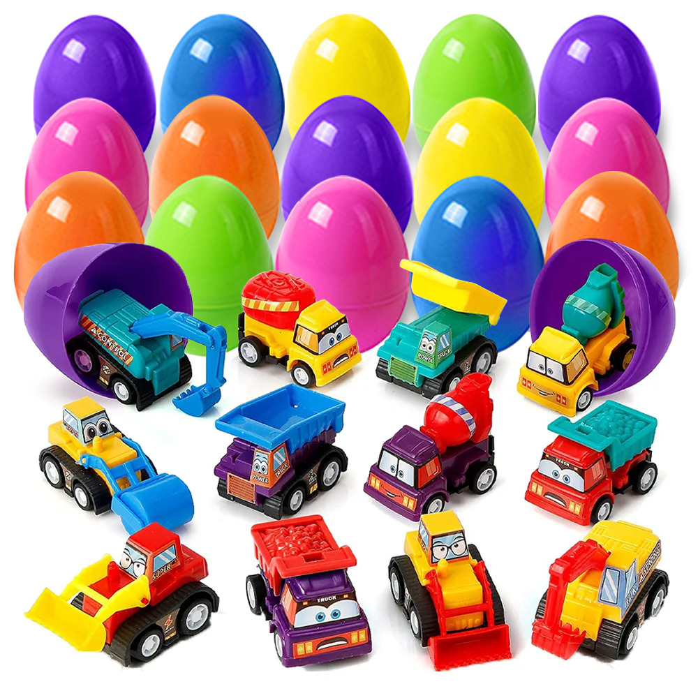 Easter eggs filled with 36 pieces of girls' jewelery