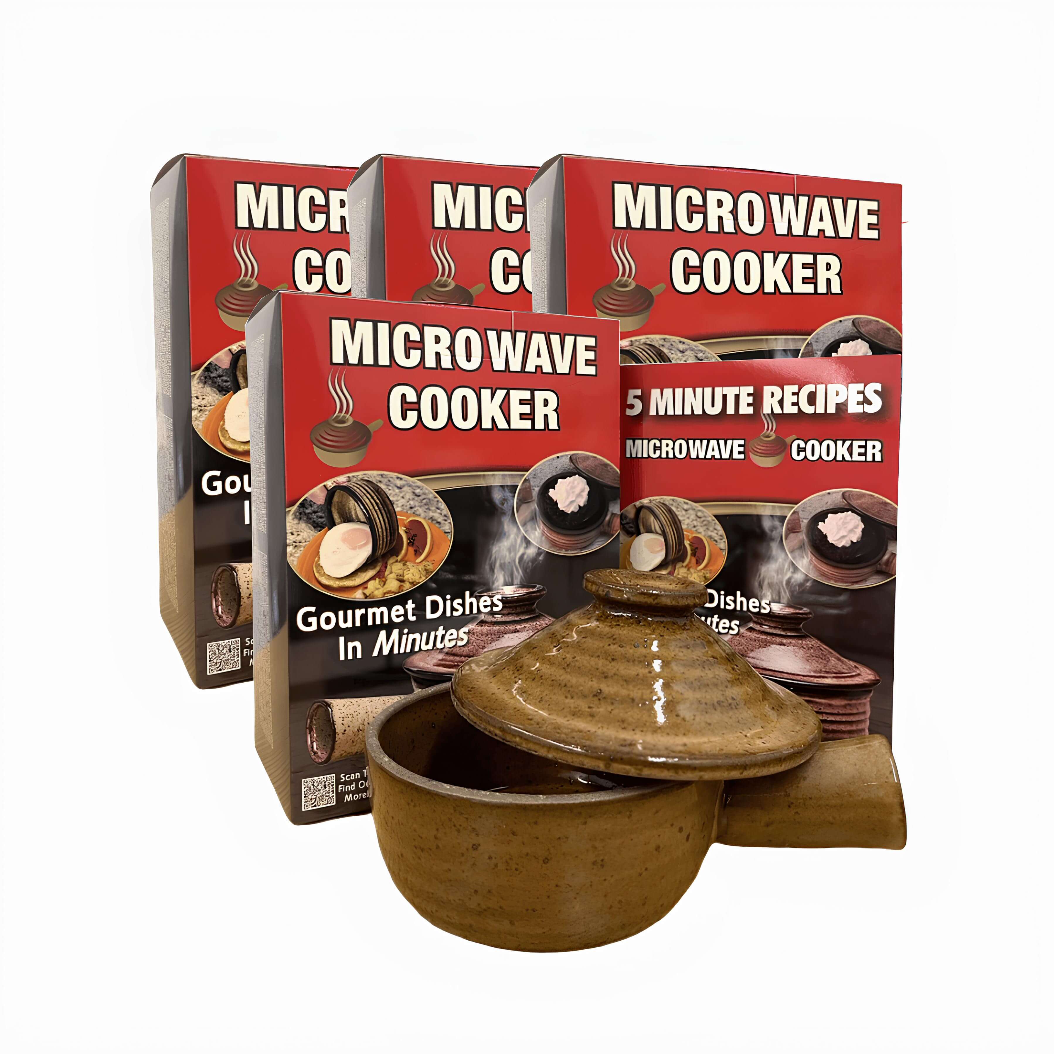 Gift Pack Microwave Cooker with Gourmet Recipes Booklet