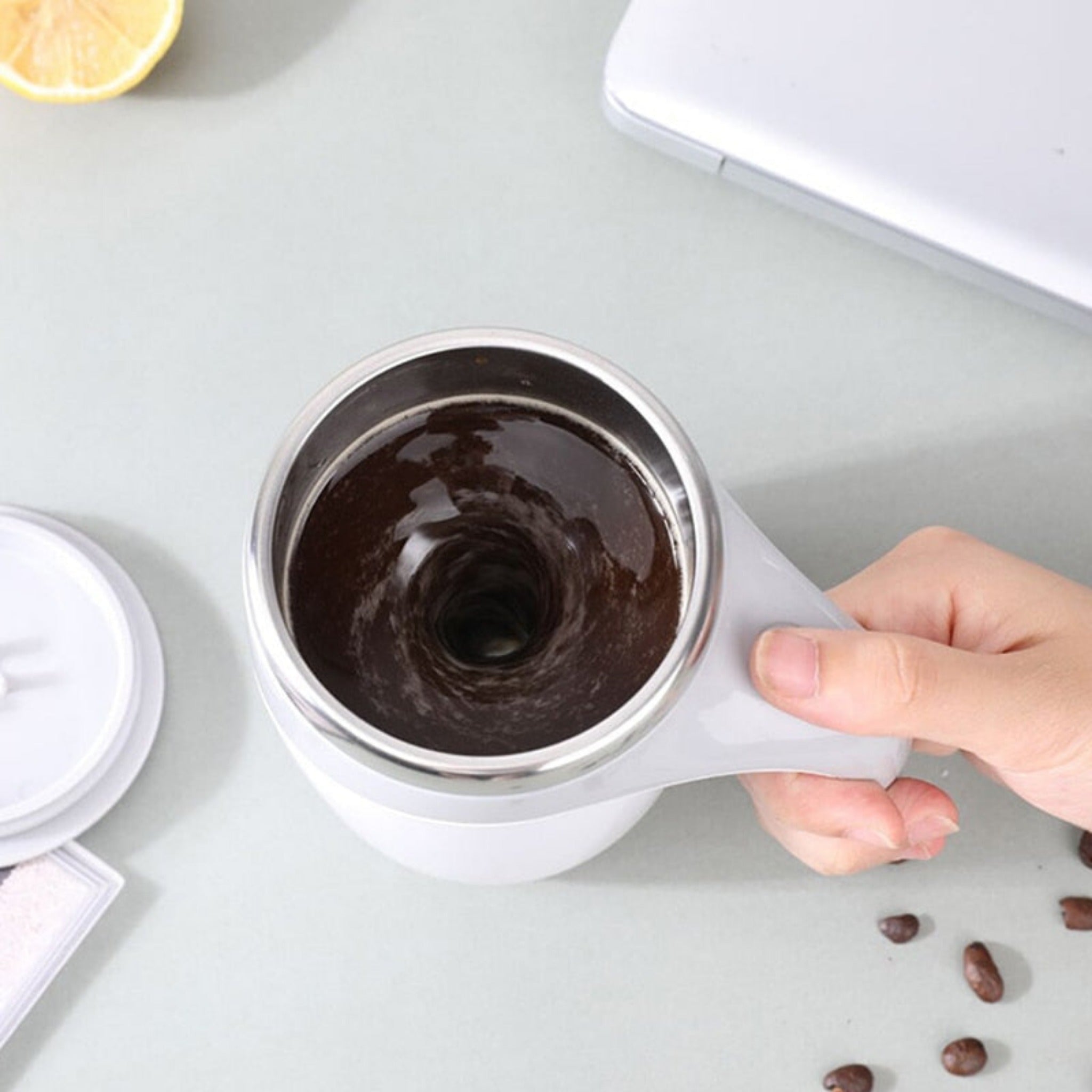 electric mixing mug