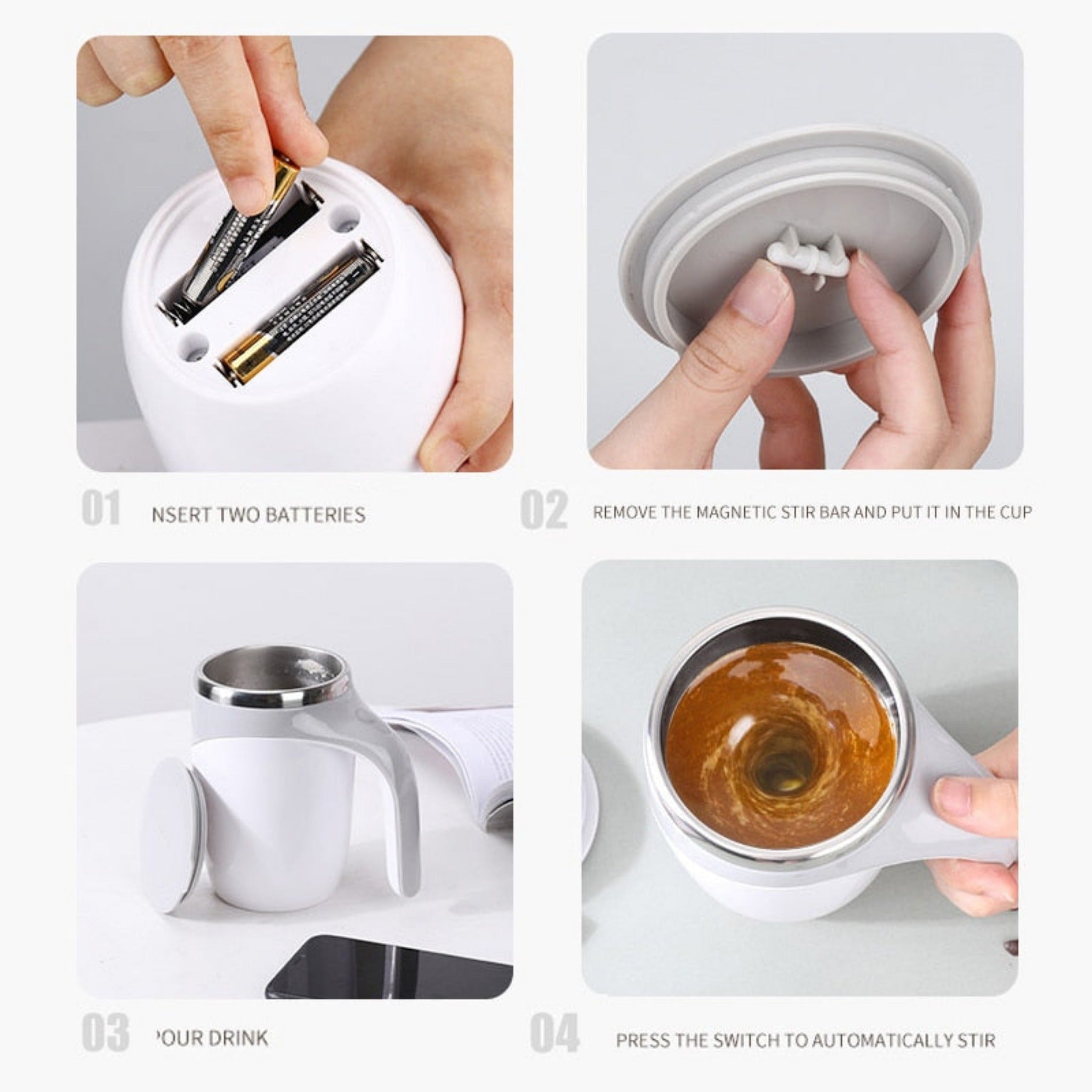 electric mixing mug