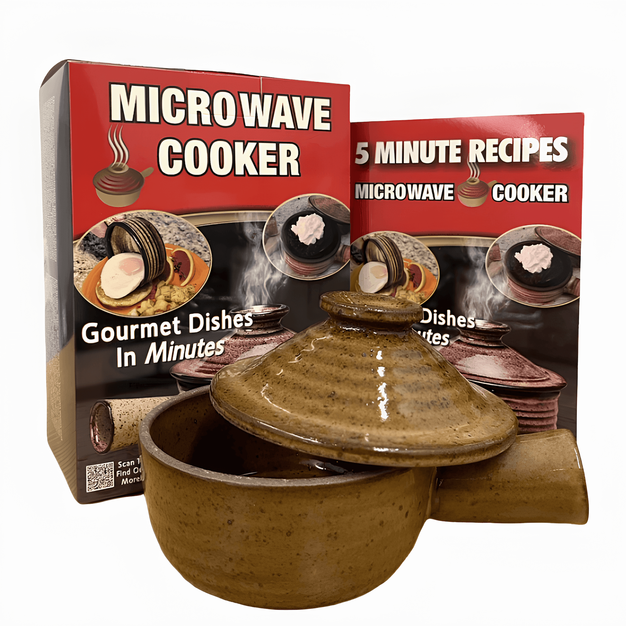 Gift Pack Microwave Cooker with Gourmet Recipes Booklet