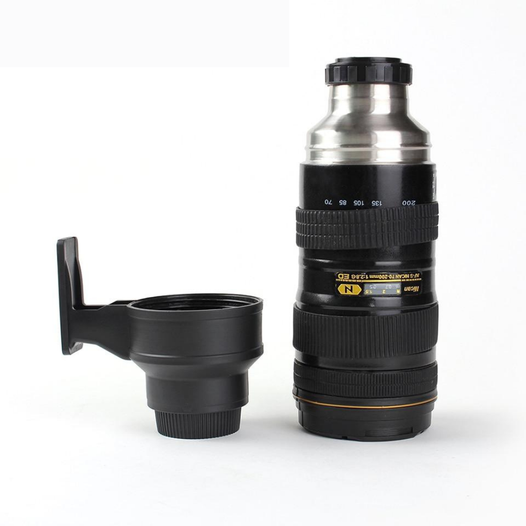 Creative Camera Lens Travel Mug
