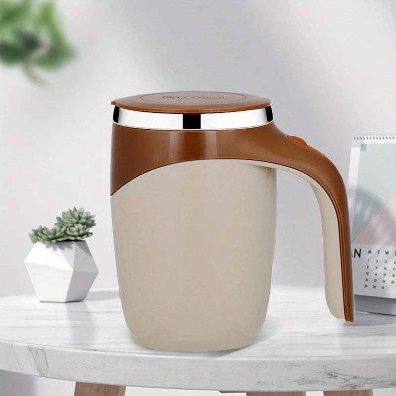 Self Stirring Mug Brown