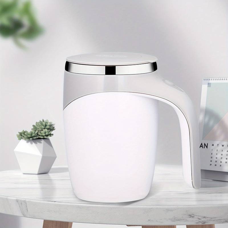 Self Stirring Mug White