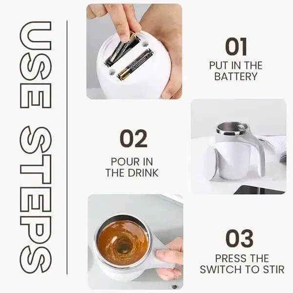 🔥Hot Sale: 40%OFF- Self Stirring Mug