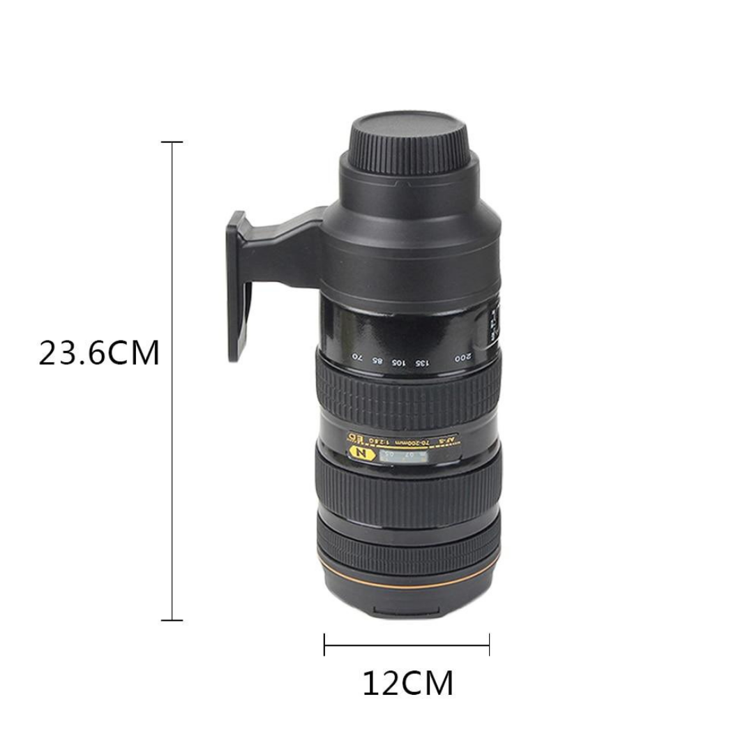 Creative Camera Lens Travel Mug