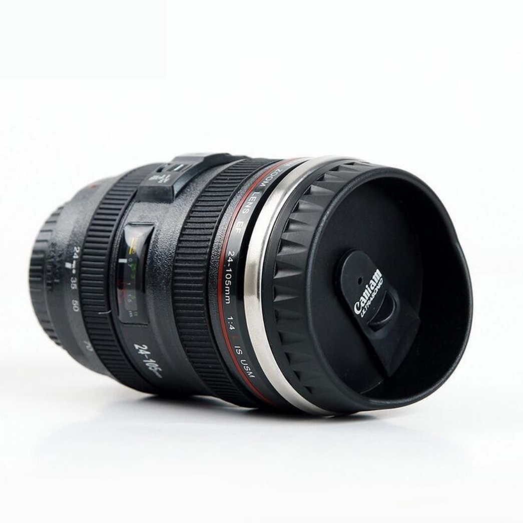 Camera Lens Travel Mug