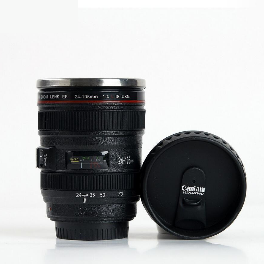 Camera Lens Travel Mug