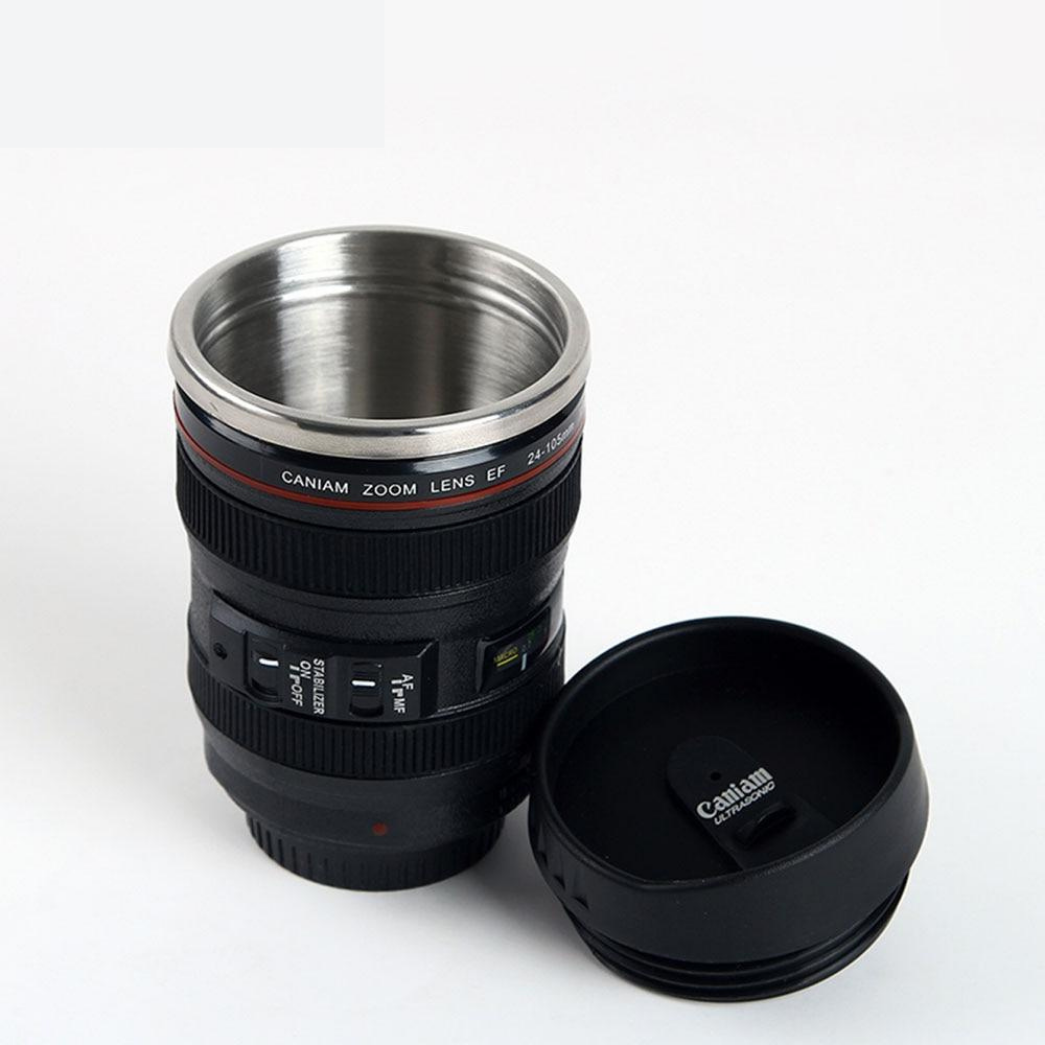 Camera Lens Travel Mug