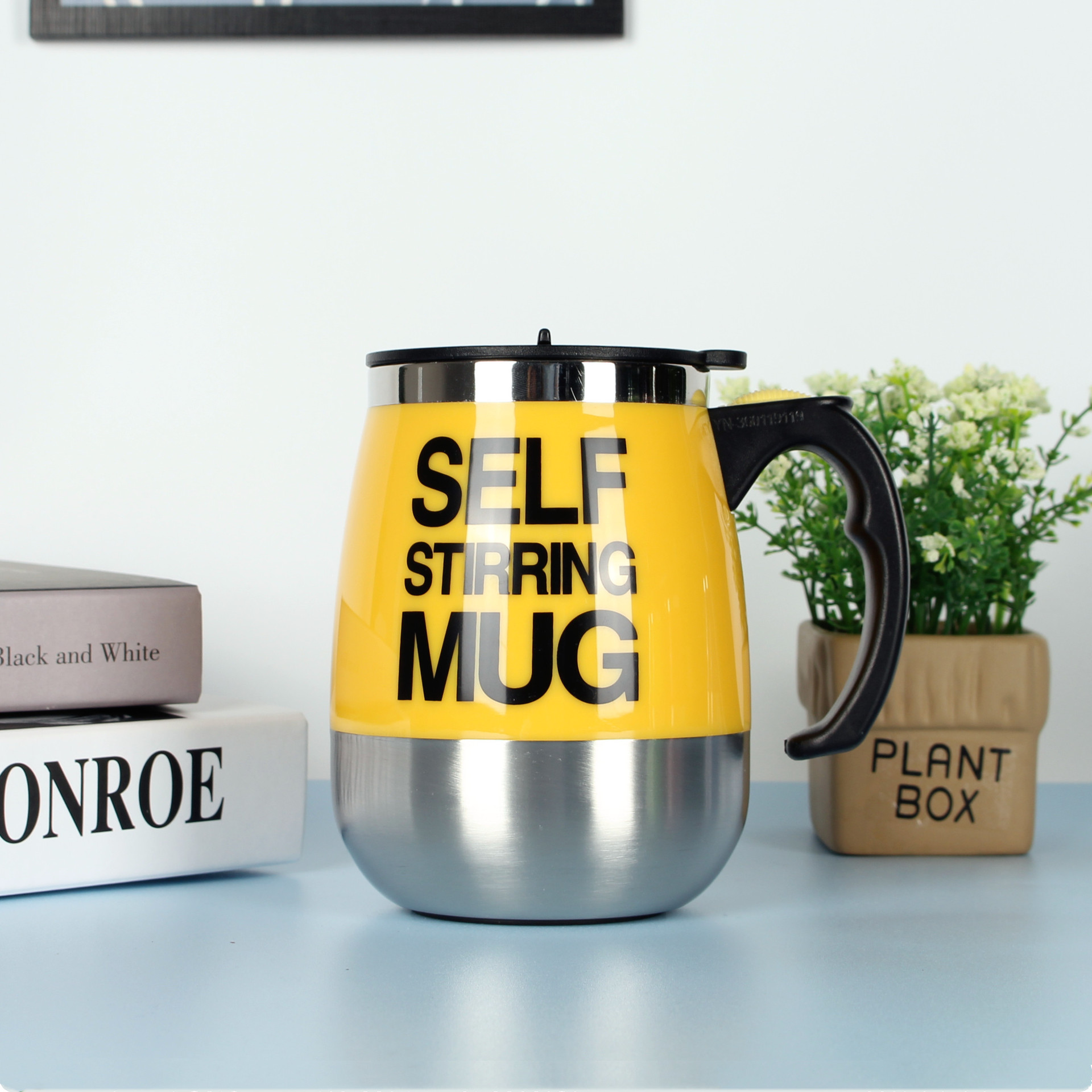 Stainless Self Stirring Mug