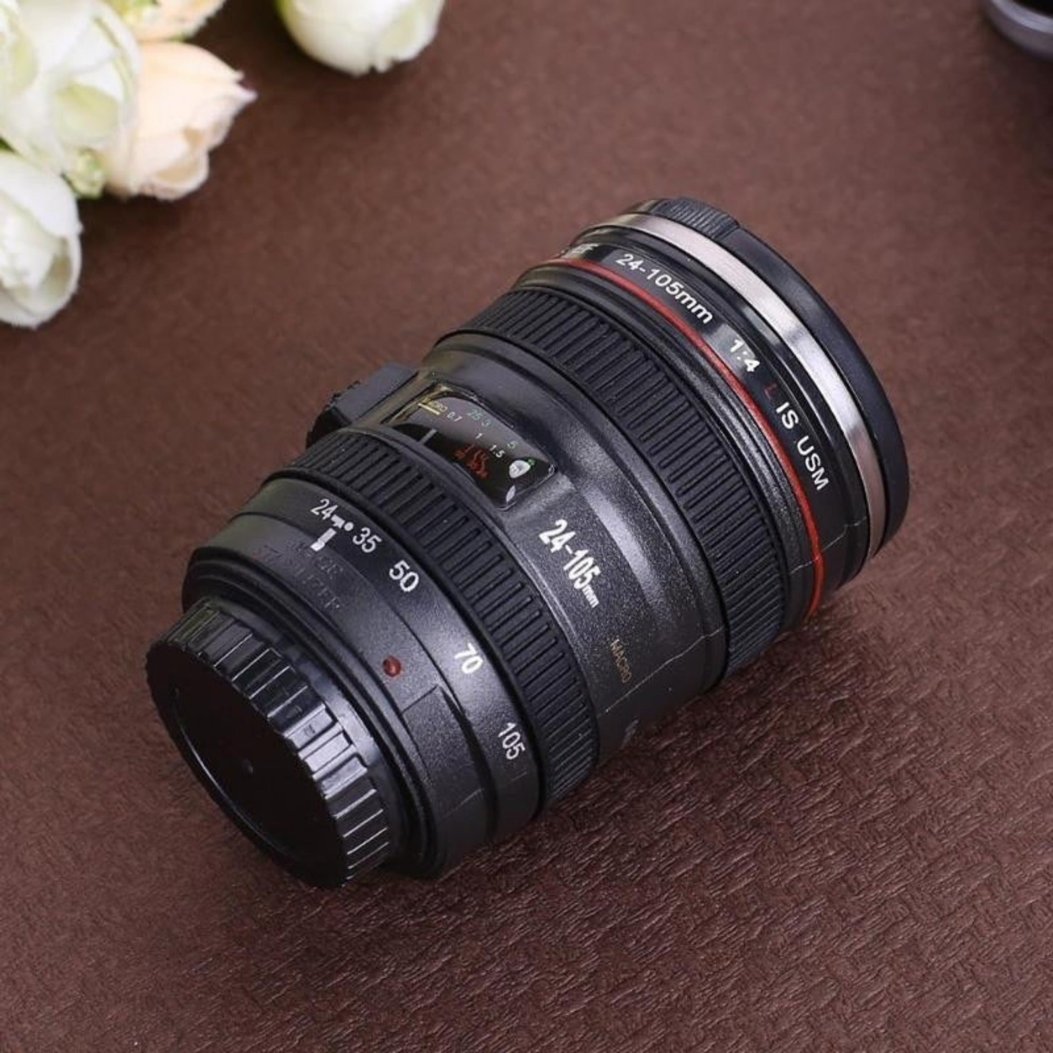 Mini Camera Lens Travel Mug
