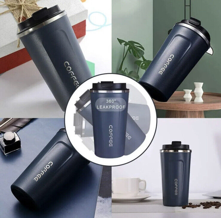 Portable Stainless Steel Thermos Insulated Coffee Cup 380/500ML