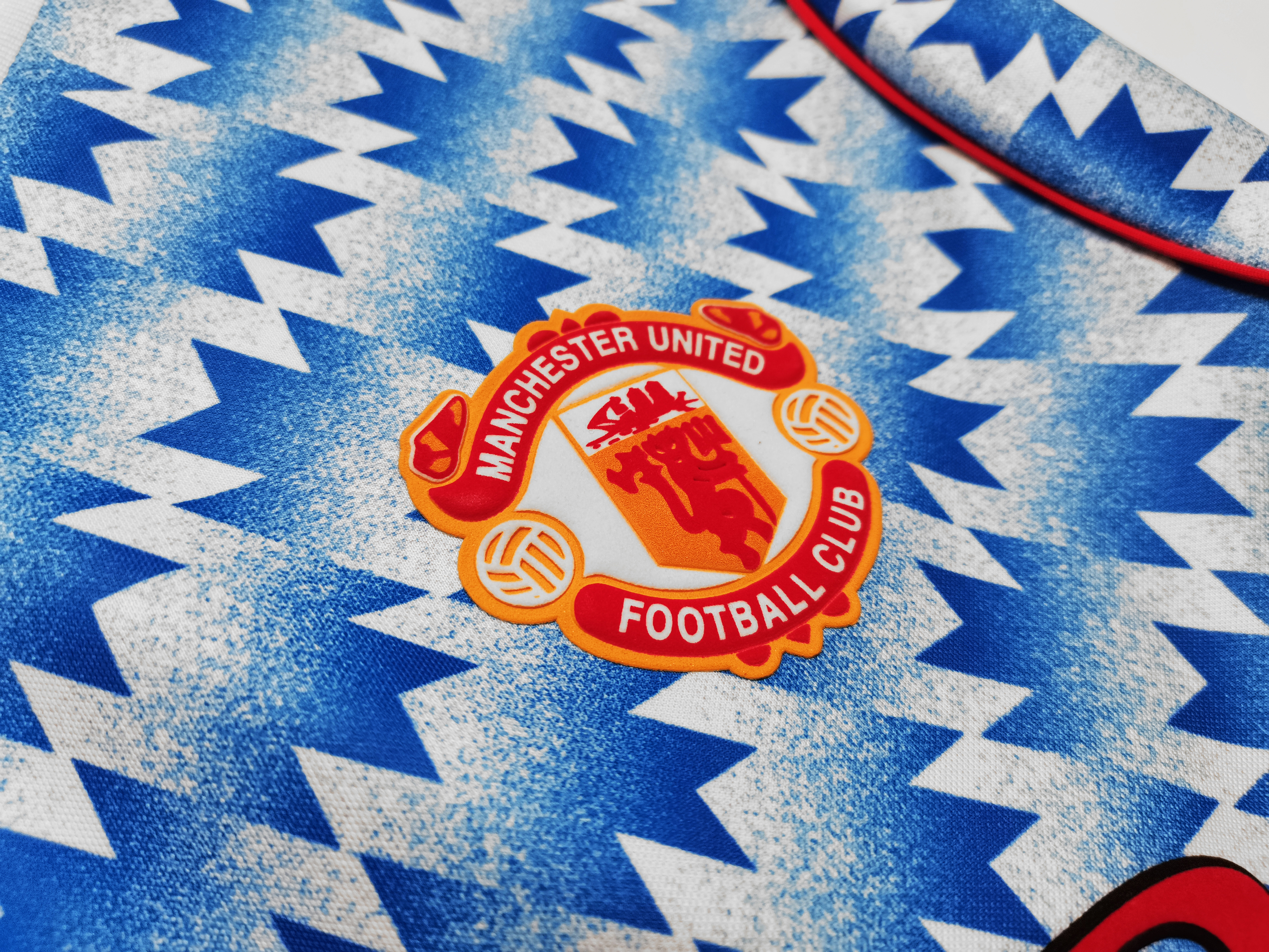 1991/92 MUFC Manchester United Away Vintage Shirt M-U