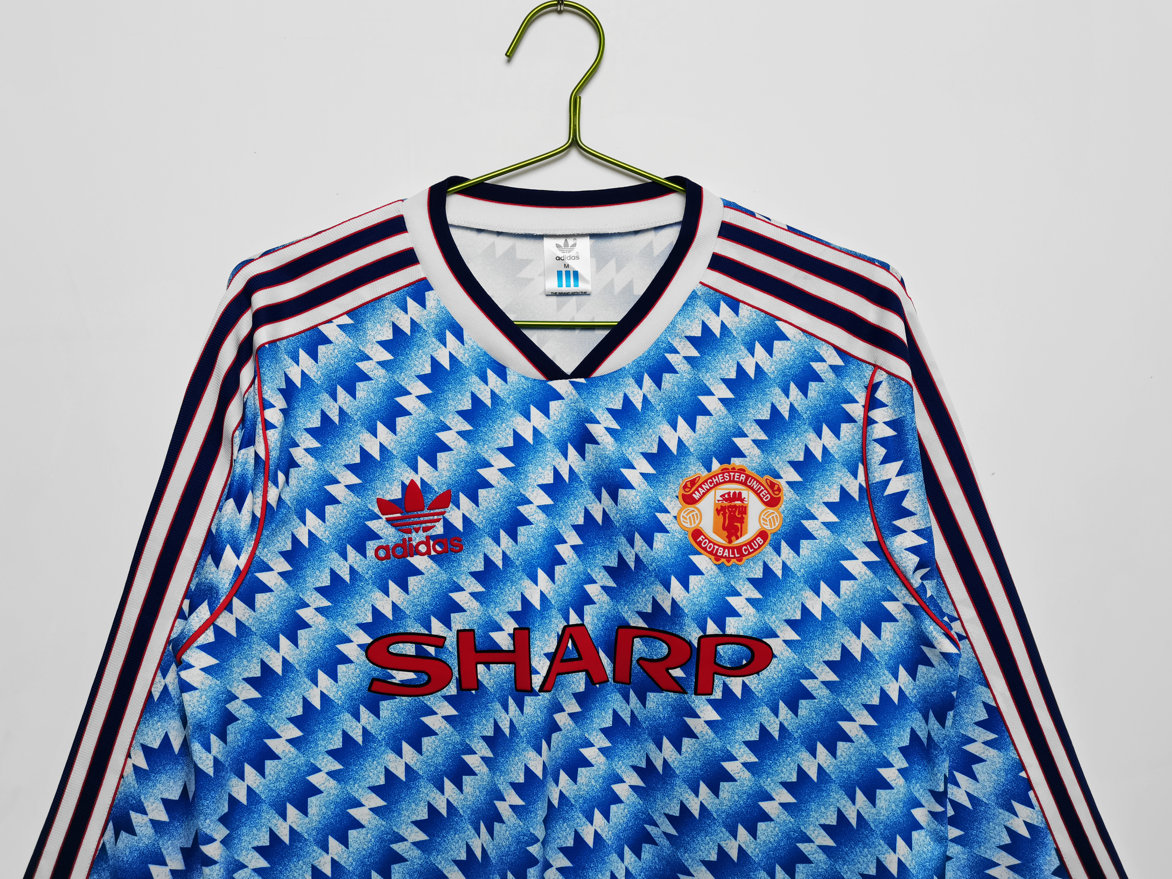 1991/92 MUFC Manchester United Away Vintage Shirt M-U