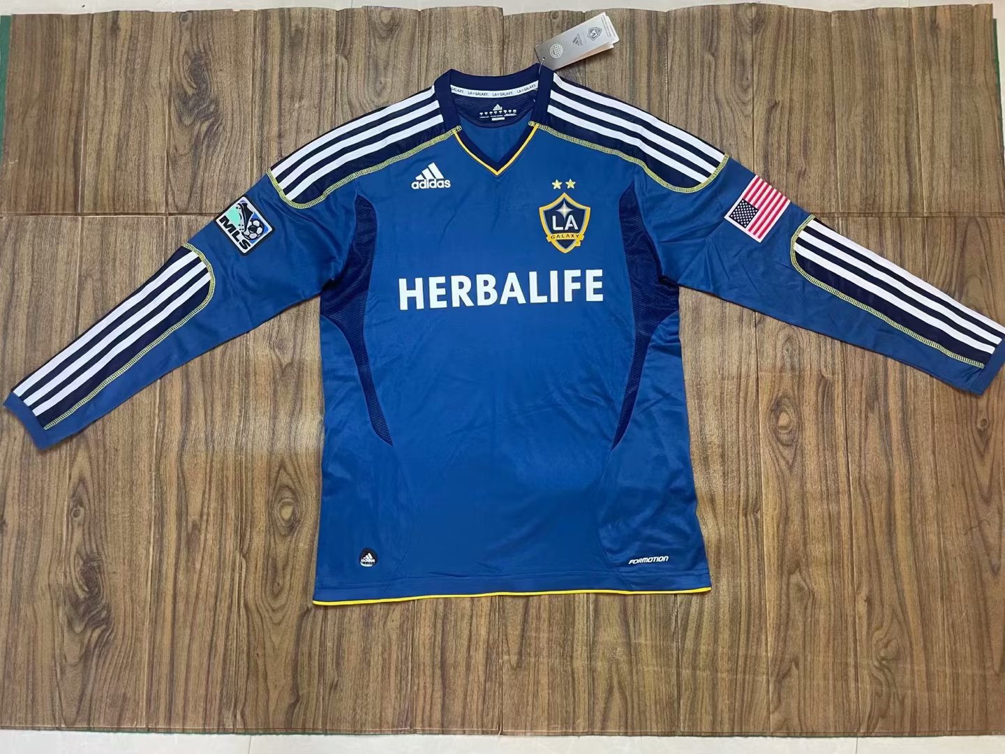 2011/12 LA Galaxy Home Long Sleeves Vintage Shirt