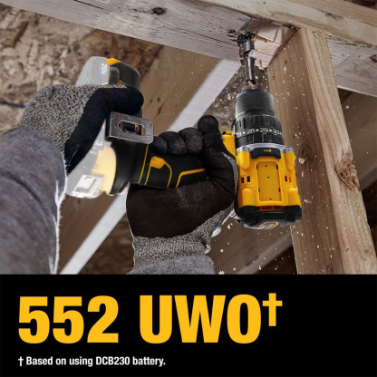 For DEWALT 20V Battery Brushless Impact Wrench and Hammer Drill Combo Kit, Compact Tool Set