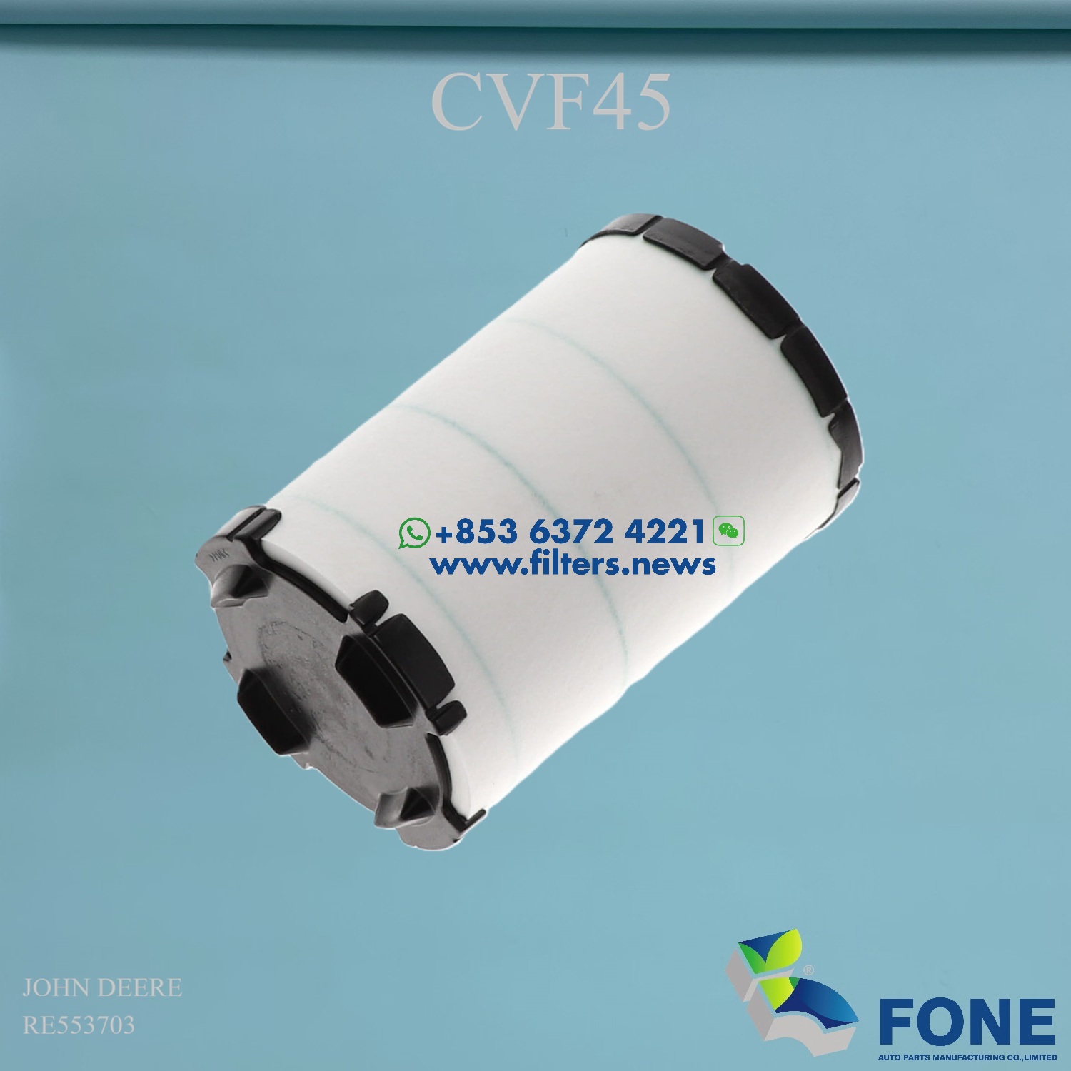 CVF45 CRANKCASE VENTILATION FILTER FOR JOHN DEERE-FONE Auto Parts Manufacturing Co.,Ltd