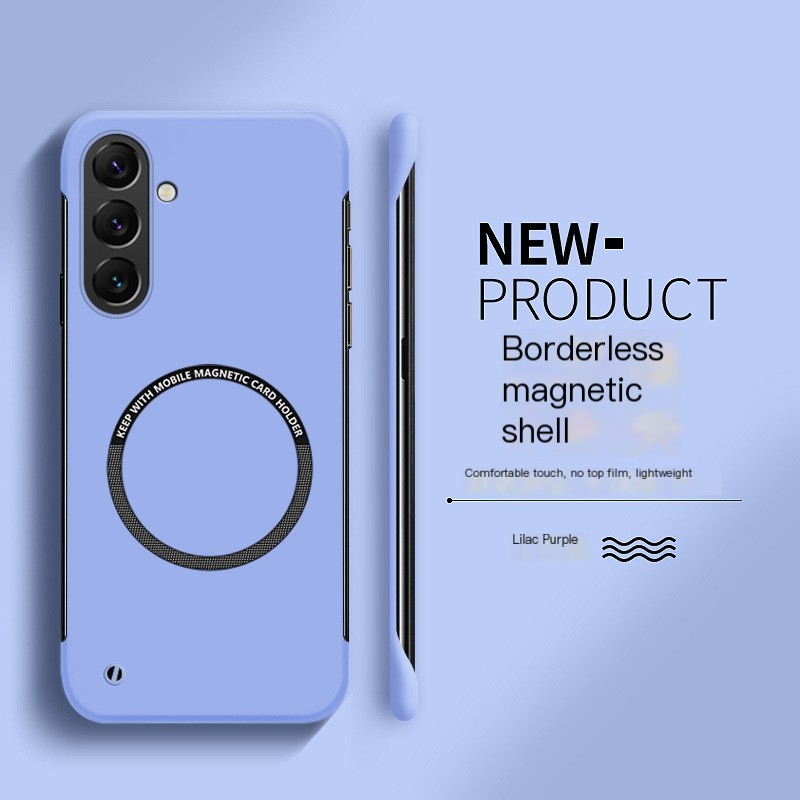 Ultra Slim Frameless   Magnetic  Charger  Case For Samsung  