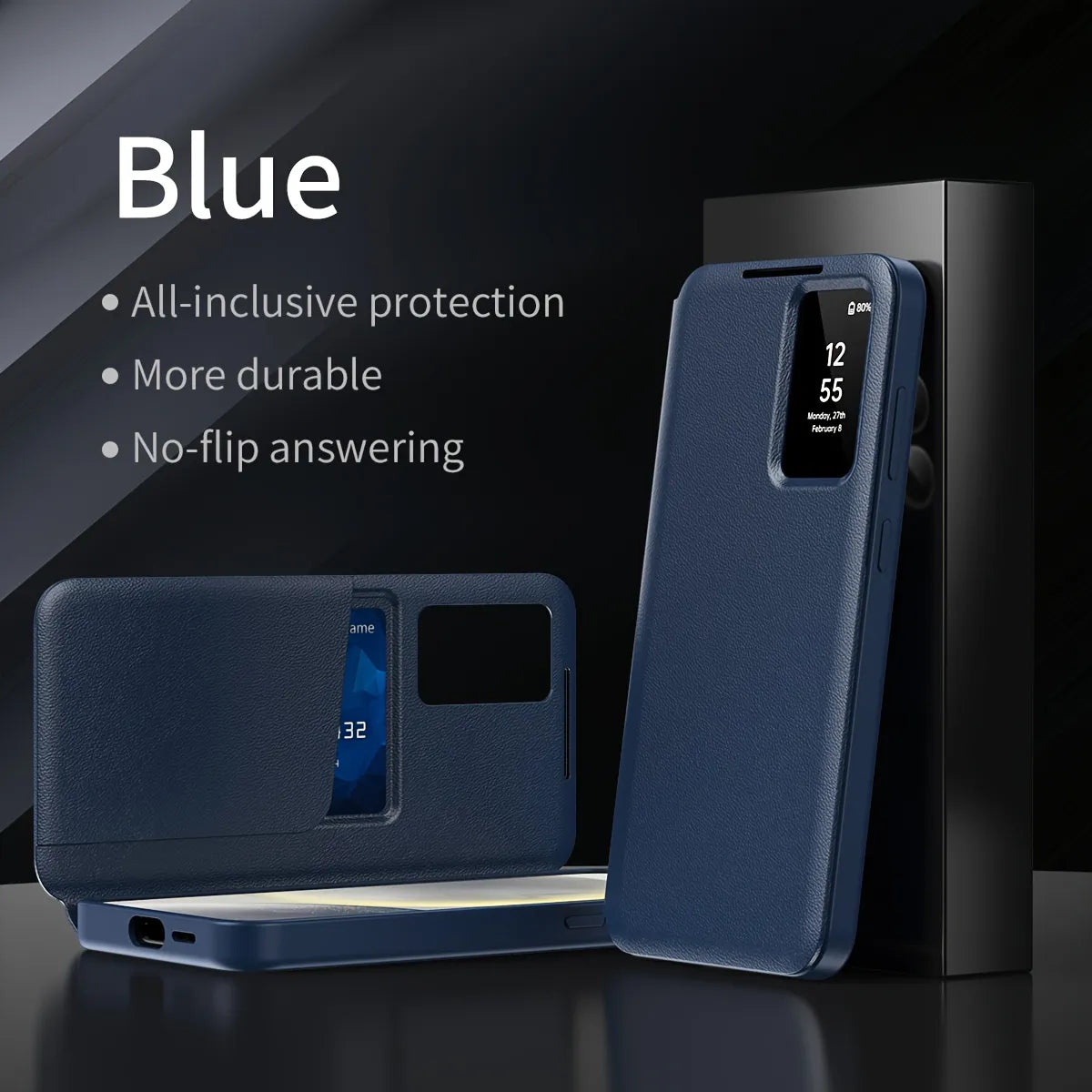 Smart window card insertion case for Samsung