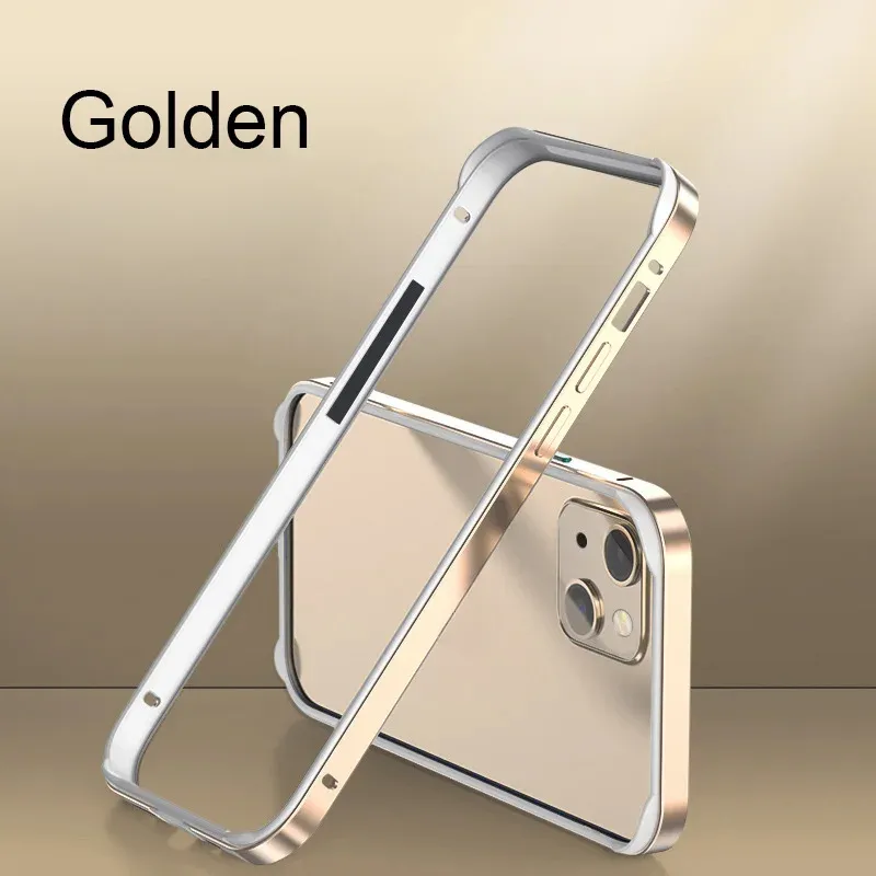 Hybrid Silicone Aluminum Metal Frame Case For iPhone
