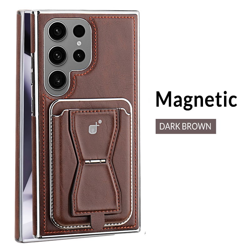 Leather CardHolder 2in1 detachable Magnetic Phone Case For Samsung