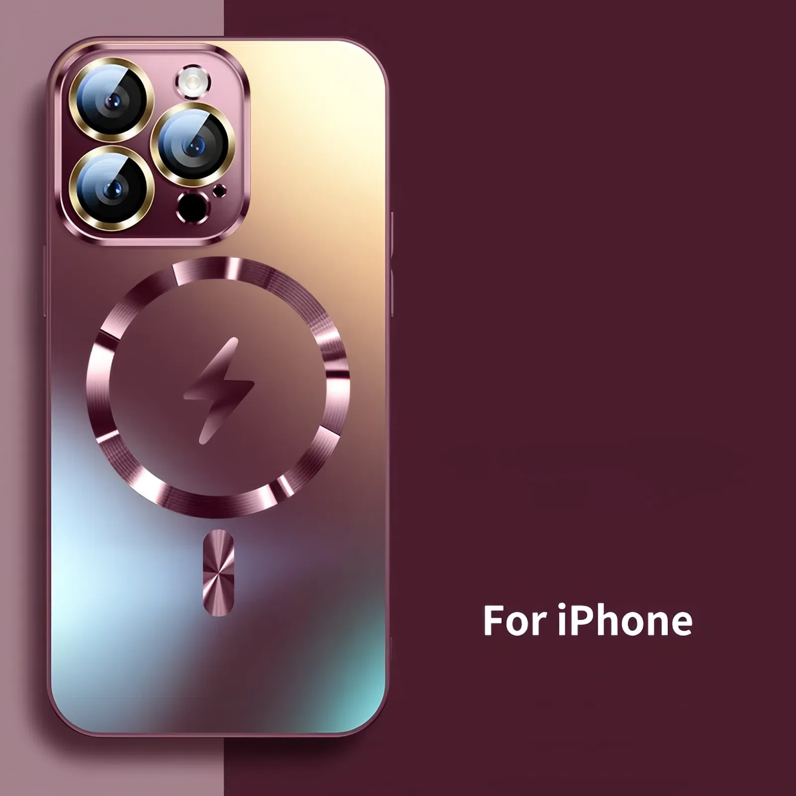 Magsafe Magnetic Lightning AG Matte Case For iPhone