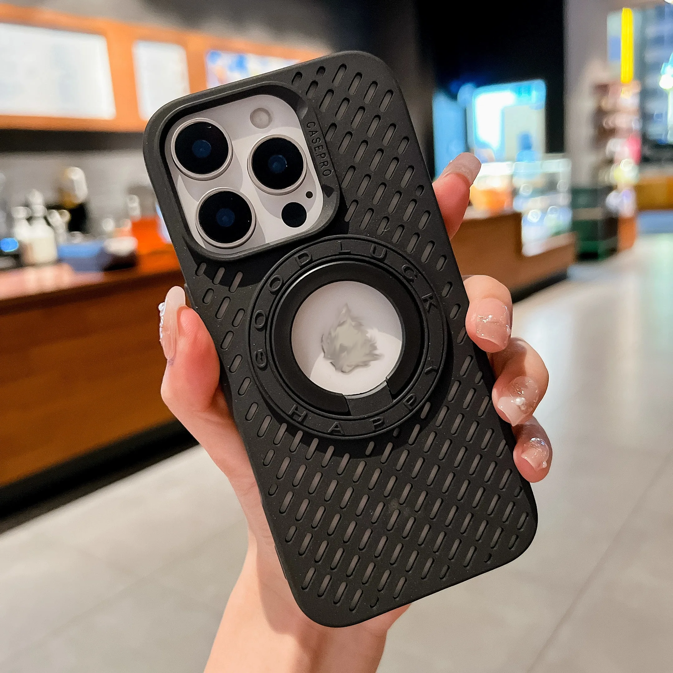 Magnetic Soft Hollow Out Case For iPhone