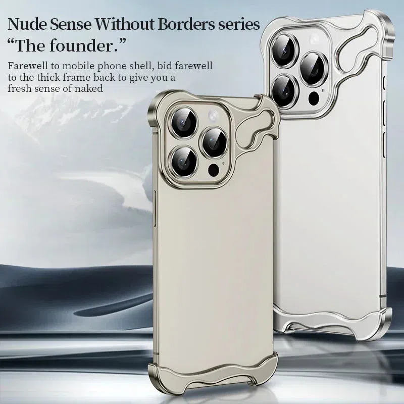 Aluminum alloy Borderles Case For iPhone