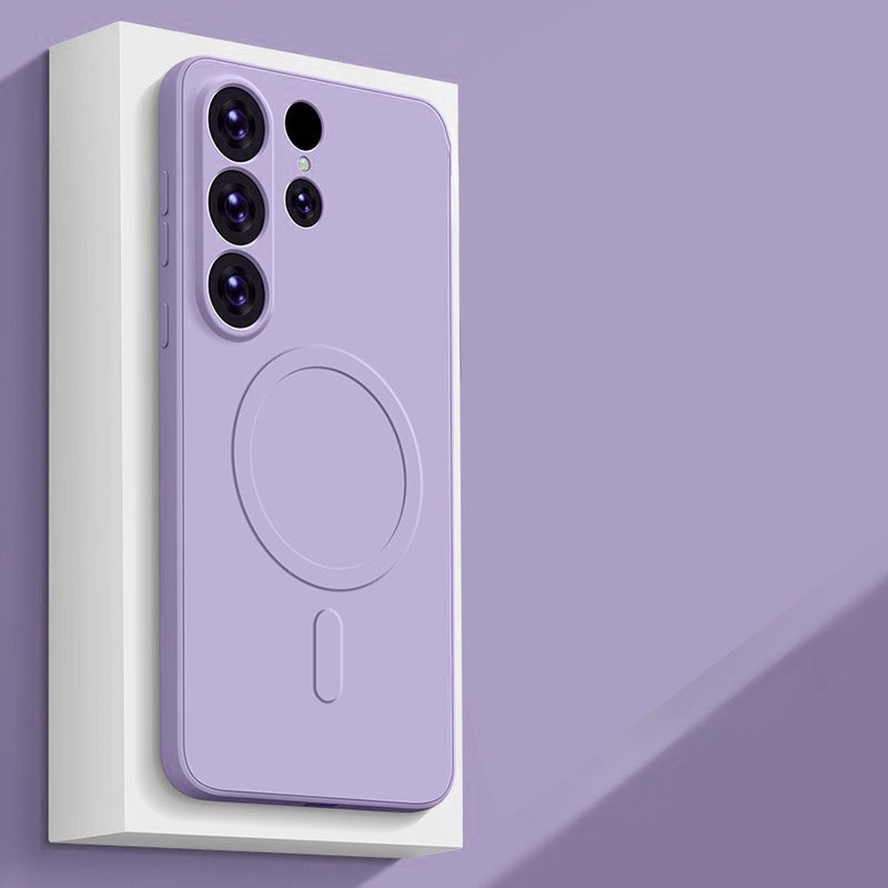 Magsafe Wireless Charge Liquid Silicone Original Case For Samsung