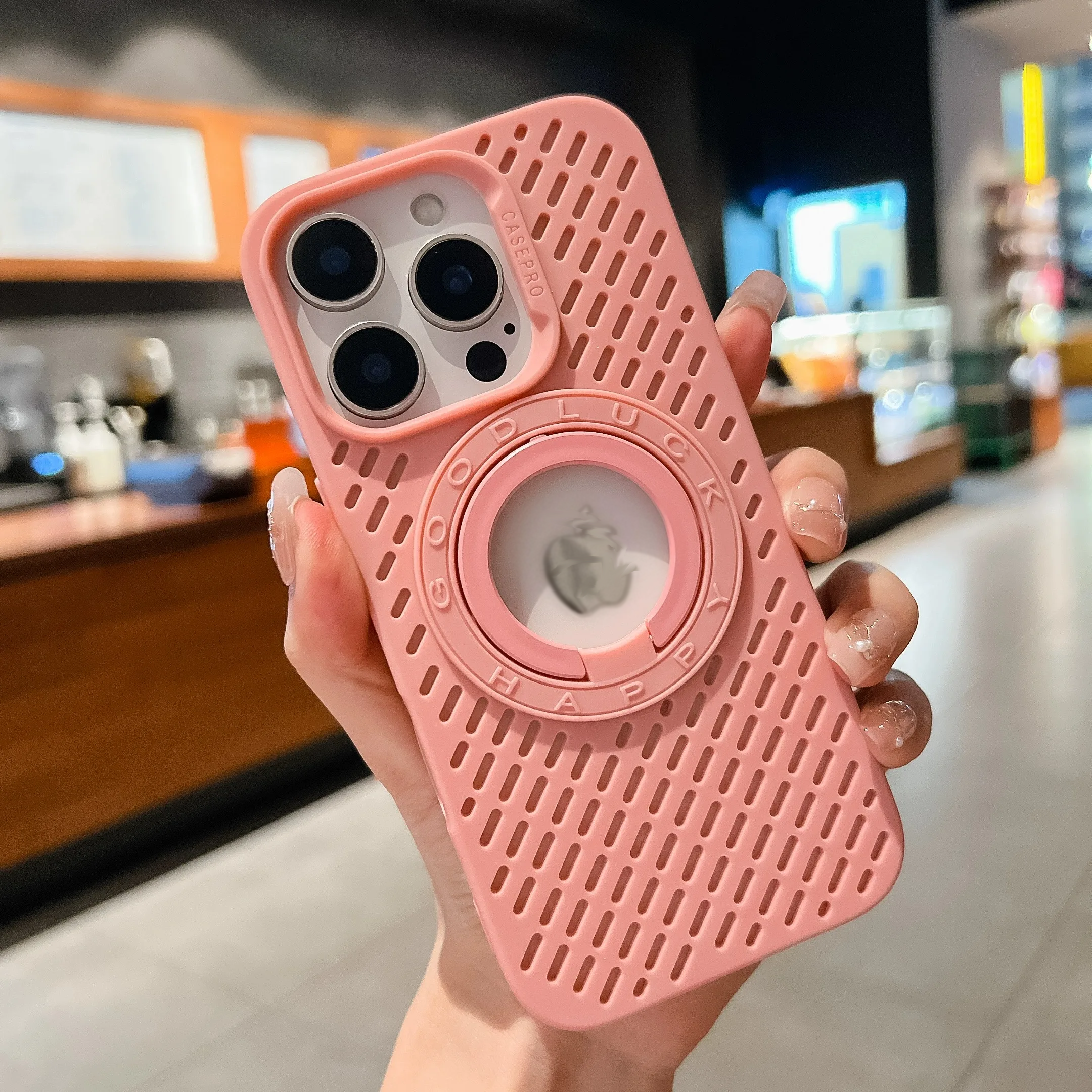 Magnetic Soft Hollow Out Case For iPhone