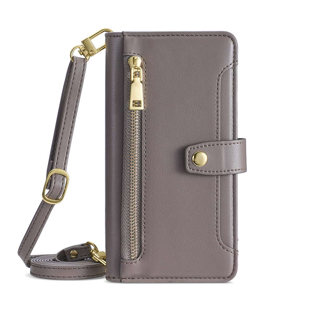 Card Slot Flip Wallet Crossbody Case for iphone