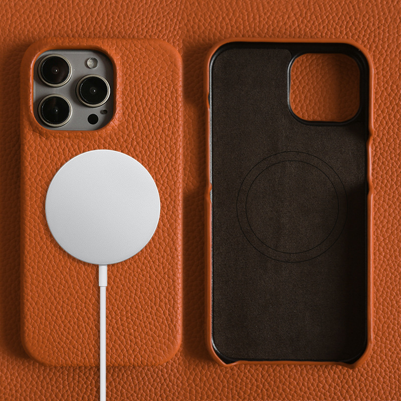 [Copy]Top Layer Cowhide Leather Phone Case for iPhone